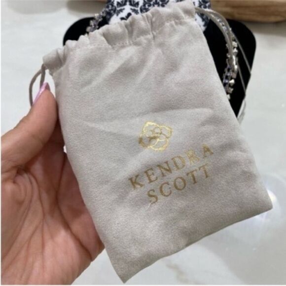 NWT Kendra Scott square stud and lilac crystal necklace - Picture 6 of 8